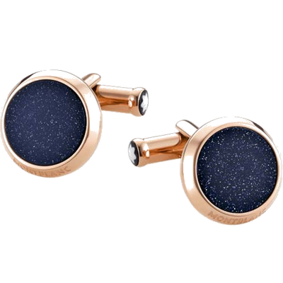 montblanc iconic circular red gold glittery glass inlay cufflinks d23281d5f97ae3219e68badb490fb004 3