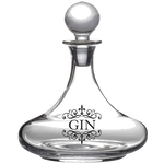 royal scot crystal classic collection ships decanter gin engraved