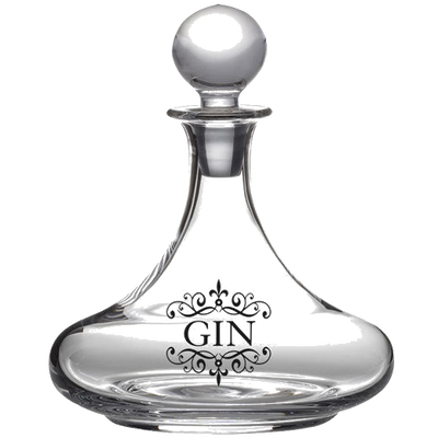 This Classic Collection 75cl 'GIN' Ships Decanter has been created by Royal Scot Crystal.
