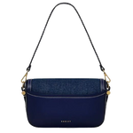 2 radley bathurst mews indigo evenfall blue small flapover cross body bag 111405