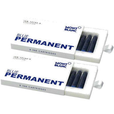 montblanc permanent blue in