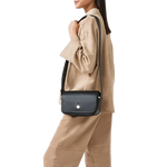 5 radley bathurst mews black medium flapover cross body bag 110656