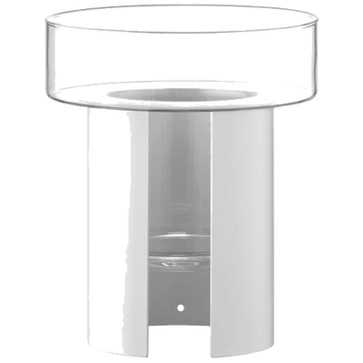 chalk white planter