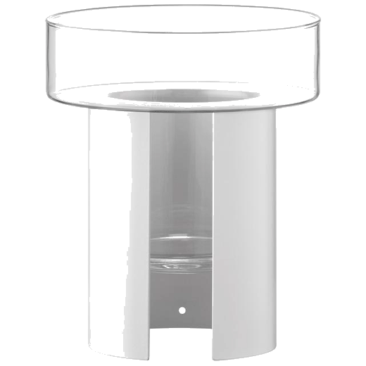 This LSA Terrazza Chalk White Planter 22cm is made with powder-coated steel in chalk white.