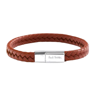 m1a brac mtwo 65 0 paul smith brown leather bracelet