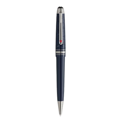 montbla midsize blue ballpoint pen