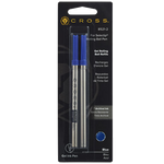 cross blue selectip medium rollerball refills two pack packaging
