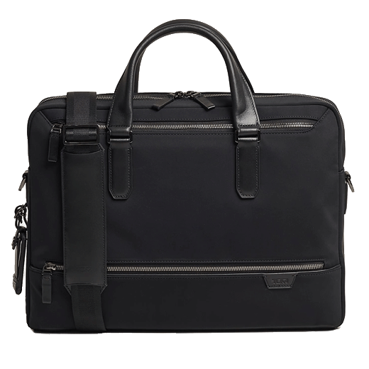 tumi avondale zip top brief
