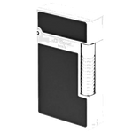 s t dupont paris black lacquer palladium le grand cling lighter