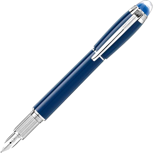 montblanc blue planet precious resin starwalker fountain pen
