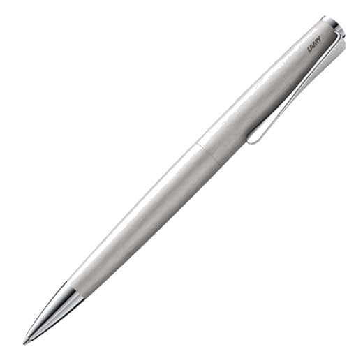 The LAMY brushed steel ballpoint pen in the Studio collection.