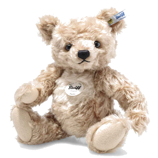 Hello, I am Paddy the Teddy Bear crafted out of Mohair and designed by Steiff.