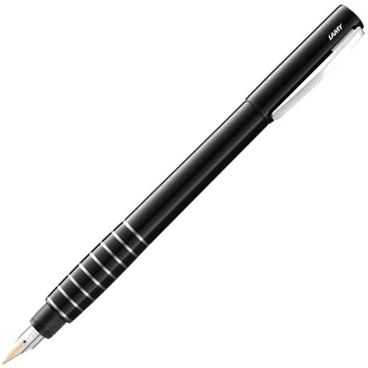This is the LAMY Accent Black Diamond Lacquer Fountain Pen.