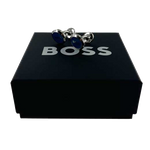 boss blue cufflinks box