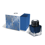 montblanc blue ink bottle