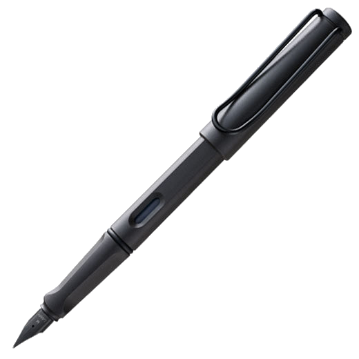 The LAMY umbra fountain pen in the Safari collection.