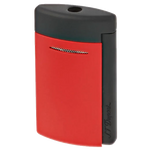 s t dupont paris matt black red minijet lighter