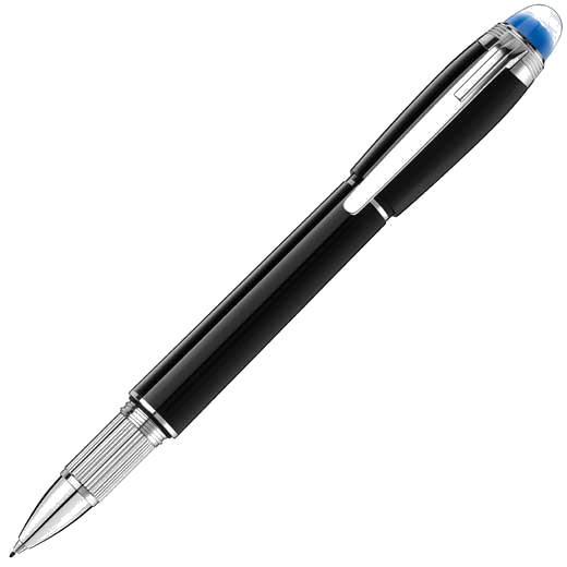 This Montblanc StarWalker Black Precious Resin Fineliner Pen can be refilled with Montblanc fineliner refills.