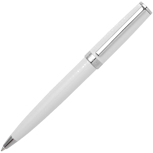 This White Gear Icon Ballpoint Pen is designed by Hugo Boss.