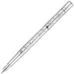 yard o led victorian silver viceroy fountain pen