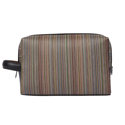 paul smith signature stripe canvas wash bag