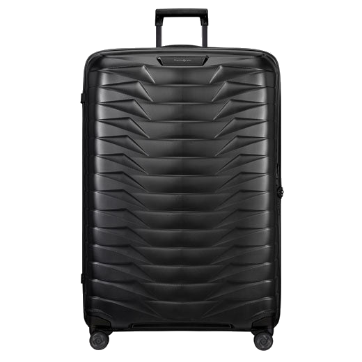 Samsonite's Proxis Matt Graphite Spinner XXL Suitcase, 86 cm is the largest size out of the range and is suited for long trips.