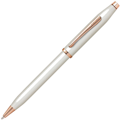 cross century ii pearlescent white ballpoint pen