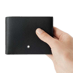 montblanc men black wallet