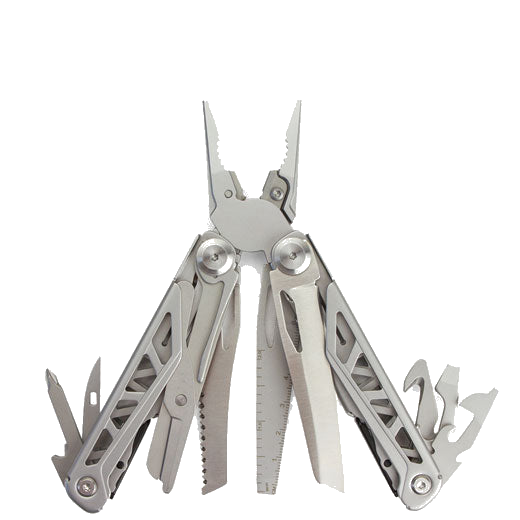 These Society Paris Stainless Steel Pliers Plus Multi-Tool features 15 mini tools.