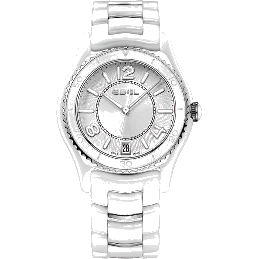Ebel Onde Ladies Watch - X-1 White Ceramic, Stainless Steel Case.