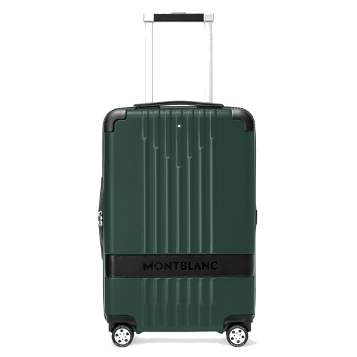 This Montblanc #MY4810 Compact Cabin Trolley Case British Green also comes in a slightly more spacious size with a depth of 23 cm.