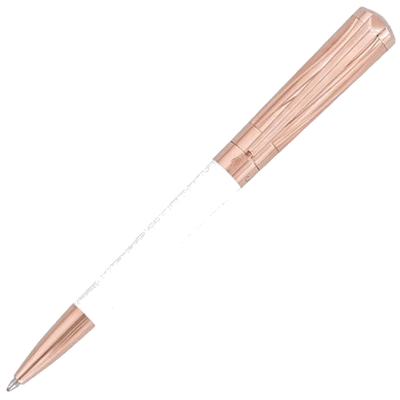 s t dupont paris white liberte her ballpoint pen