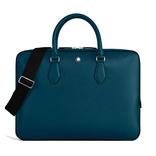 This Montblanc Sartorial Cyprus Blue Thin Document Case comes with an adjustable shoulder strap so you can comfortably wear it on your shoulder.