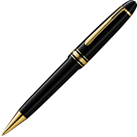 Montblanc Meisterstuck Le Grand Gold Plated Ballpoint Pen.