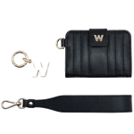 wolf 1834 black mimi credit card holder with wristlet detached