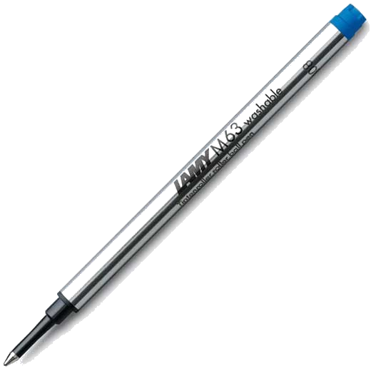 This is the LAMY Rollerball Refill M 63 M, Blue.