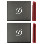 s t dupont paris red ink cartridges