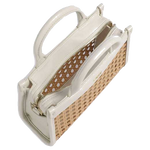 cream boss handbag