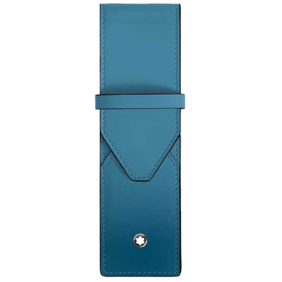 2 penpouch montblanc blue