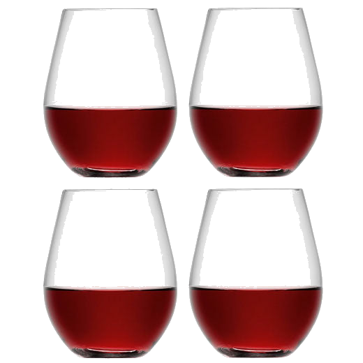 lsa signature red wine tumblers set of 4