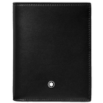 montblanc mst 6cc black compact wallet