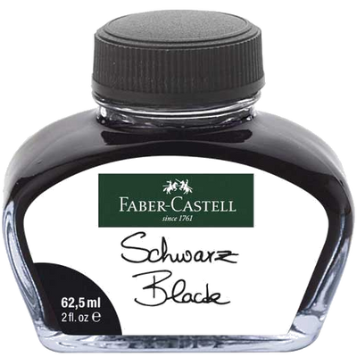 faber castell schwarz black ink bottle