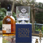 royal scot crystal no 1 dad dimple base large tumbler with box