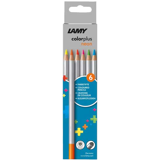 These are the LAMY Colourplus Neon Pencils Pack of 6.