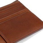 You will find the BOSS brand name embossed inside the bifold of this Highway 8CC Brown Leather Bifold Wallet.