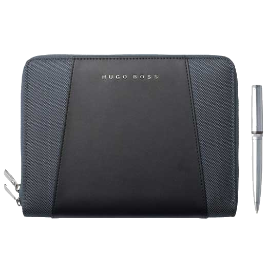 boss a5 conference folder keystone and gear ballpoint pen set 1