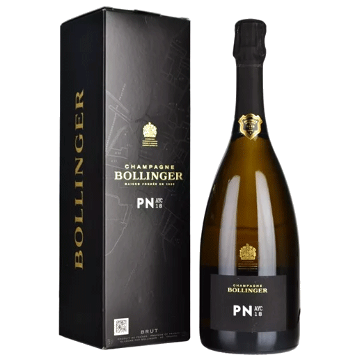 This Bollinger Pinot Noir Brut Champagne 75cl PN AYC18 will come in a branded box.