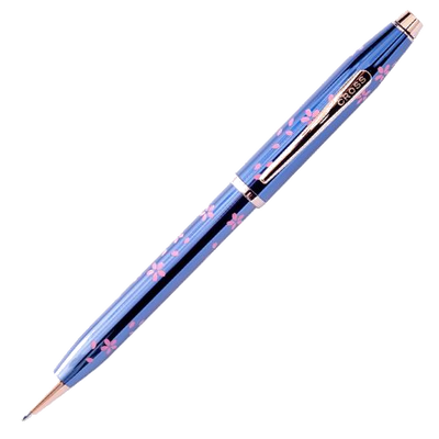 1 century ii cherry blossom ballpoint pen in blue at0082 163