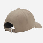 Back View of Light Brown Cotton-Twill Cap with Embroided Logo from BOSS.
