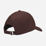 Back View of Dark Brown Cotton-twill cap with embroidered Double B monogram from BOSS.
